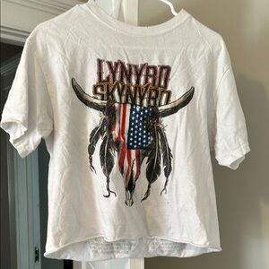 White Graphic Kids T-Shirt